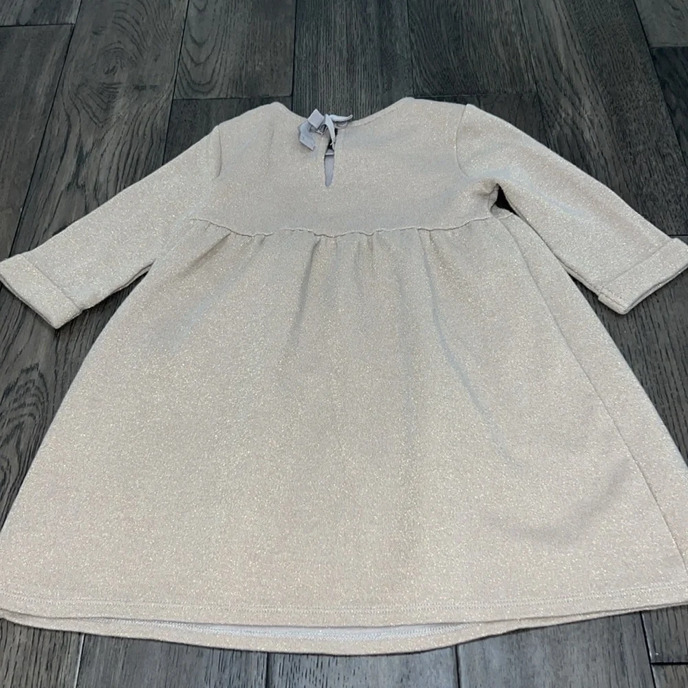 Old Navy three-quarter length sleeve baby doll like sparkle sweaterdress